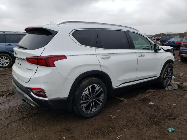 5NMS5CAA5KH107101 - 2019 HYUNDAI SANTA FE LIMITED WHITE photo 3