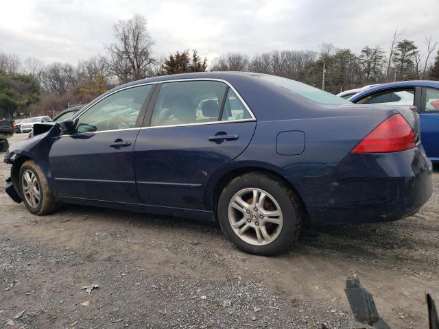 1HGCM56766A109120 - 2006 HONDA ACCORD EX BLUE photo 2