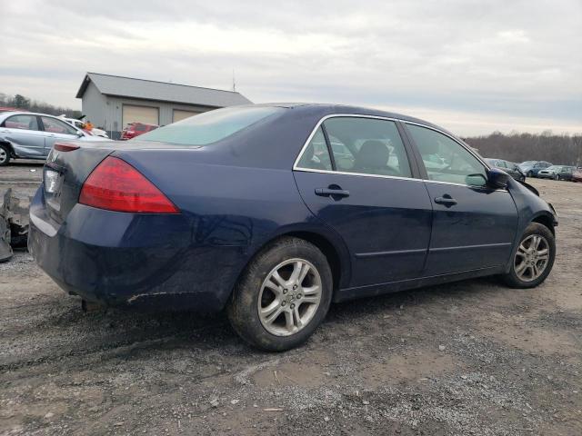 1HGCM56766A109120 - 2006 HONDA ACCORD EX BLUE photo 3