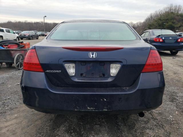 1HGCM56766A109120 - 2006 HONDA ACCORD EX BLUE photo 6