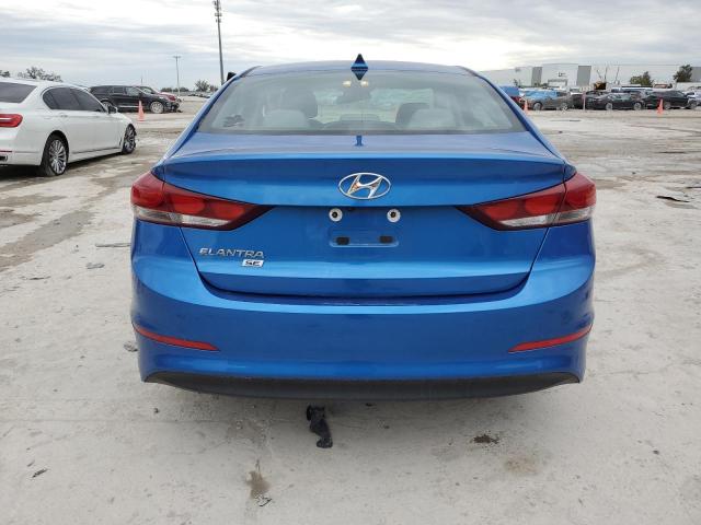 5NPD74LF6JH393107 - 2018 HYUNDAI ELANTRA SE BLUE photo 6