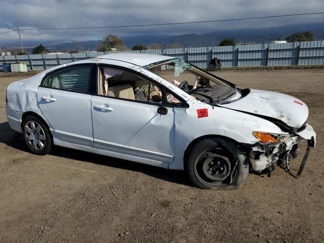 1HGFA16598L001756 - 2008 HONDA CIVIC LX WHITE photo 4