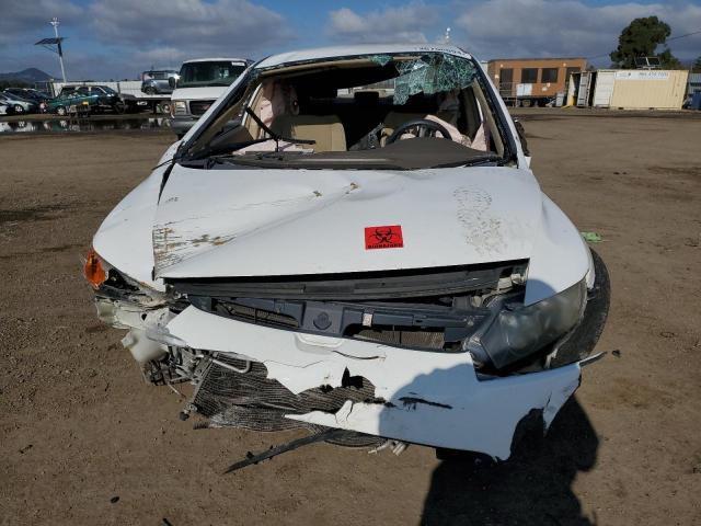 1HGFA16598L001756 - 2008 HONDA CIVIC LX WHITE photo 5