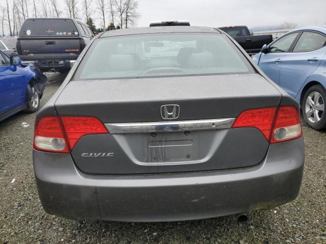 2HGFA15349H507056 - 2009 HONDA CIVIC VP GRAY photo 6