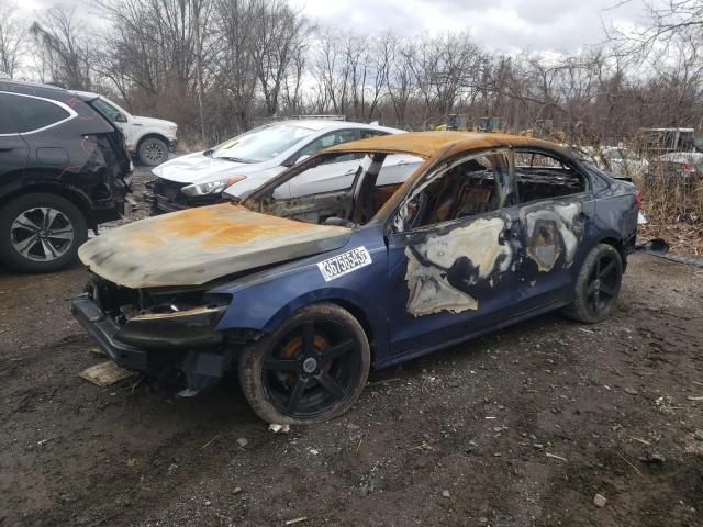 3VW2K7AJ7EM424232 - 2014 VOLKSWAGEN JETTA BASE 蓝色 照片 1