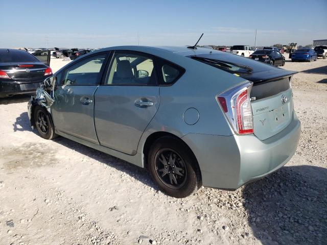 JTDKN3DU0C5399895 - 2012 TOYOTA PRIUS SILVER photo 2