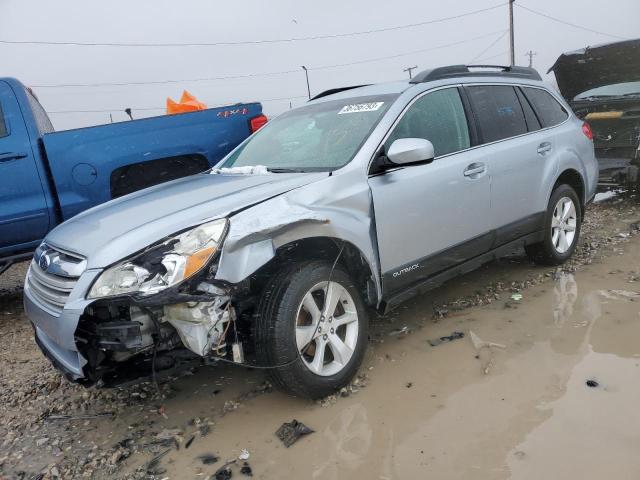 4S4BRBJC8D3281192 - 2013 SUBARU OUTBACK 2.5I LIMITED SILVER photo 1