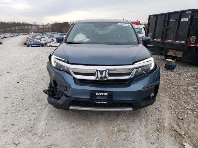 5FNYF6H41KB083602 - 2019 HONDA PILOT EXL BLUE photo 5