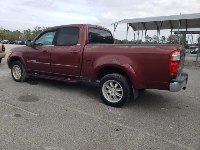 5TBET34164S453715 - 2004 TOYOTA TUNDRA DOUBLE CAB SR5 BURGUNDY photo 2