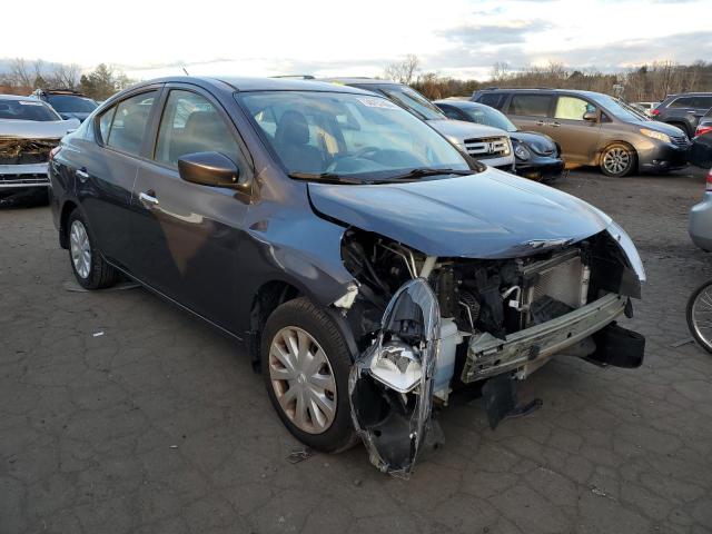 3N1CN7AP5FL951473 - 2015 NISSAN VERSA S GRAY photo 4