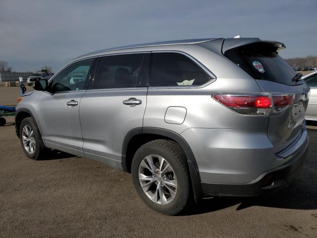 5TDJKRFH3FS112961 - 2015 TOYOTA HIGHLANDER XLE 银色 照片 2