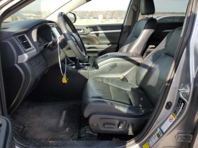 5TDJKRFH3FS112961 - 2015 TOYOTA HIGHLANDER XLE 银色 照片 7