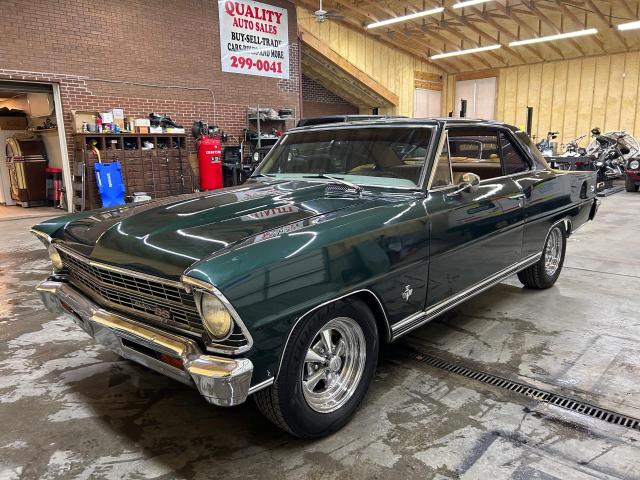 116376N128802 - 1966 CHEVROLET NOVA SS GREEN photo 2