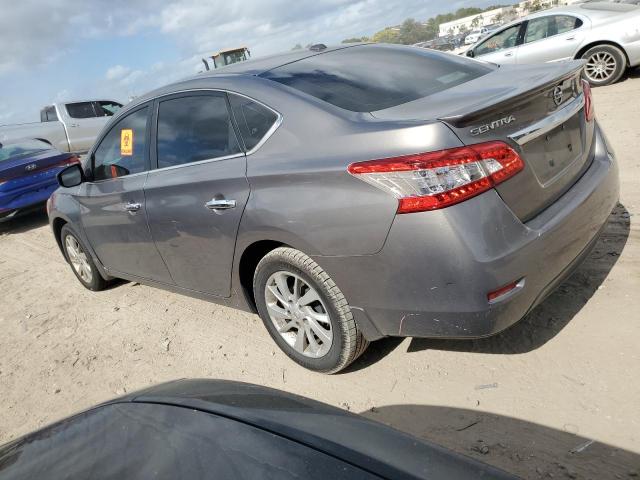 3N1AB7AP2FY324278 - 2015 NISSAN SENTRA S GRAY photo 2