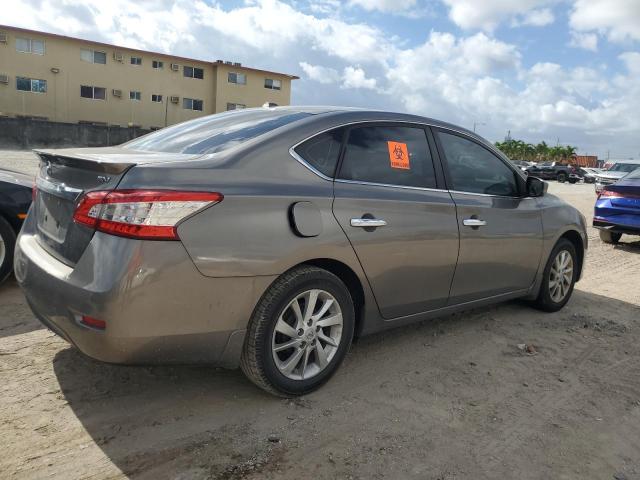 3N1AB7AP2FY324278 - 2015 NISSAN SENTRA S GRAY photo 3