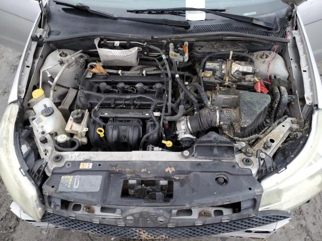 1FAHP3FNXAW218888 - 2010 FORD FOCUS SE SILVER photo 11