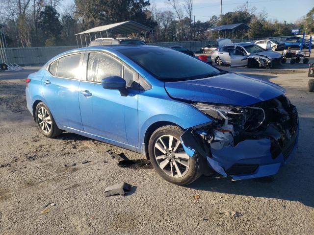 3N1CN8EV1ML918577 - 2021 NISSAN VERSA SV BLUE photo 4