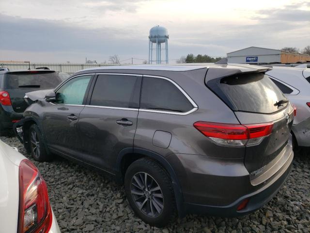 5TDJZRFH7JS552024 - 2018 TOYOTA HIGHLANDER SE GRAY photo 2