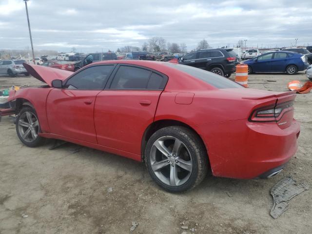 2C3CDXHG8FH731876 - 2015 DODGE CHARGER SXT RED photo 2