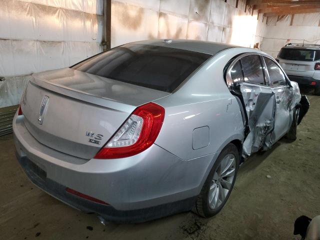 1LNHL9EK4EG608932 - 2014 LINCOLN MKS SILVER photo 3