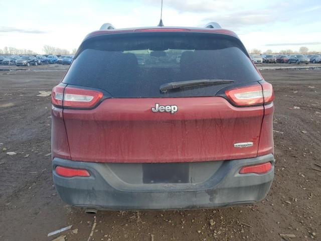 1C4PJLCB9EW126615 - 2014 JEEP CHEROKEE LATITUDE RED photo 6