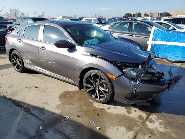 19XFC2F84KE039940 - 2019 HONDA CIVIC SPORT GRAY photo 4