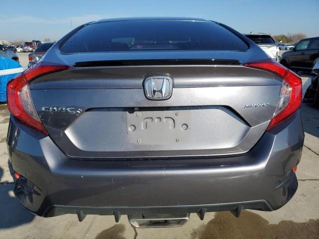 19XFC2F84KE039940 - 2019 HONDA CIVIC SPORT GRAY photo 6