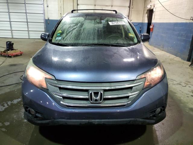 JHLRM4H55CC021693 - 2012 HONDA CR-V EX BLUE photo 5