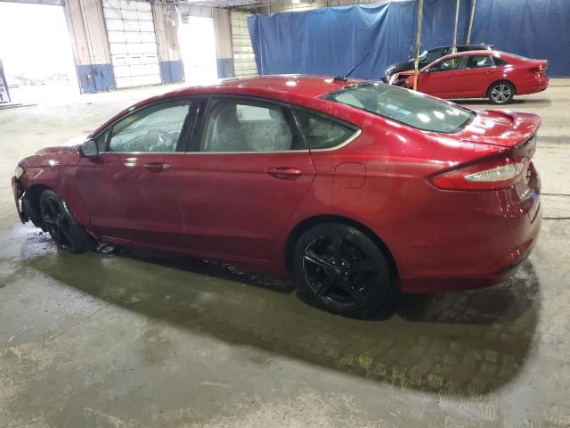 3FA6P0HD6GR278155 - 2016 FORD FUSION SE RED photo 2