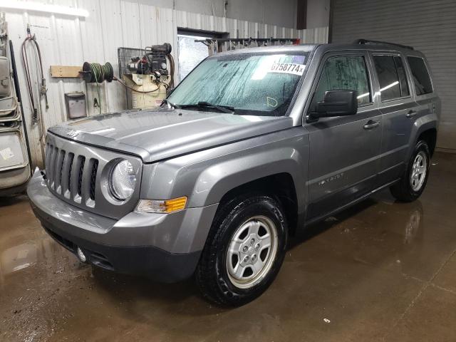 1C4NJPBA5ED574949 - 2014 JEEP PATRIOT SPORT GRAY photo 1