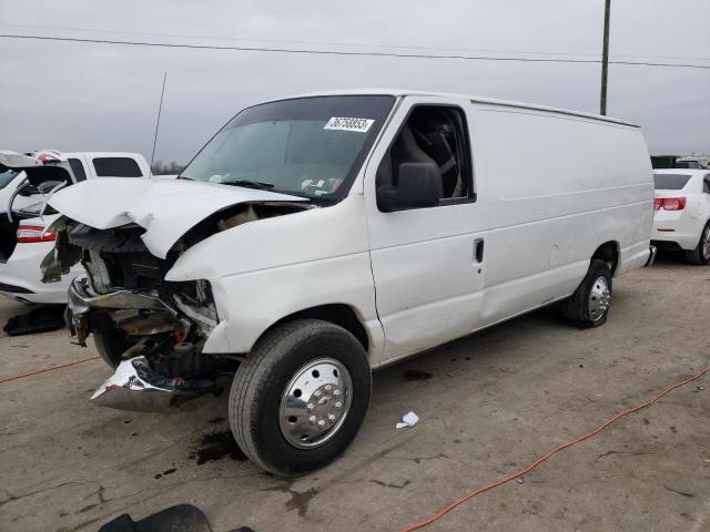 1FTSS3EL0EDA18442 - 2014 FORD ECONOLINE E350 SUPER DUTY VAN WHITE photo 1