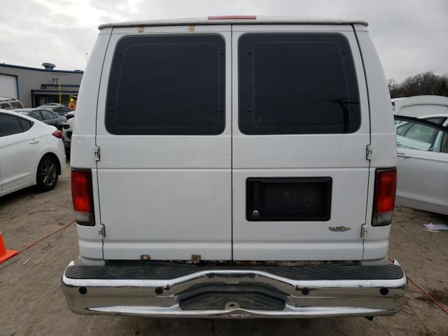 1FTSS3EL0EDA18442 - 2014 FORD ECONOLINE E350 SUPER DUTY VAN WHITE photo 6