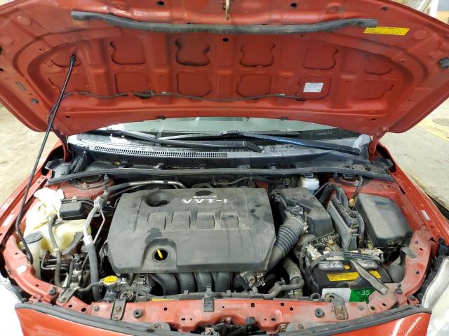 1NXBU4EE9AZ363718 - 2010 TOYOTA COROLLA BASE 红色 照片 11