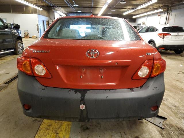 1NXBU4EE9AZ363718 - 2010 TOYOTA COROLLA BASE RED photo 6