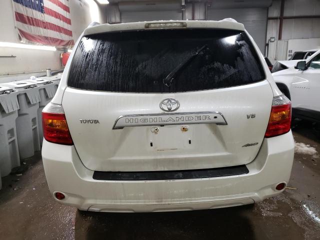 JTEES42A092150619 - 2009 TOYOTA HIGHLANDER LIMITED WHITE photo 6