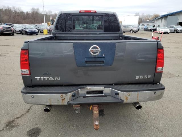 1N6AA07C39N308648 - 2009 NISSAN TITAN XE GRAY photo 6