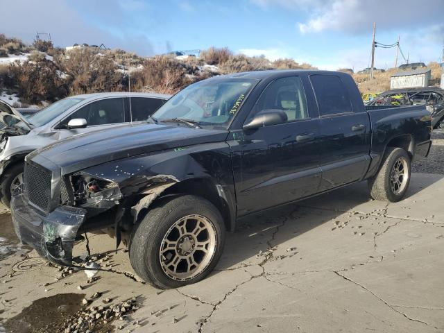 1D7HE28K77S176148 - 2007 DODGE DAKOTA QUAD BLACK photo 1