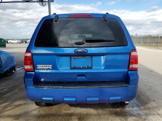 1FMCU9D74CKC72973 - 2012 FORD ESCAPE XLT BLUE photo 6