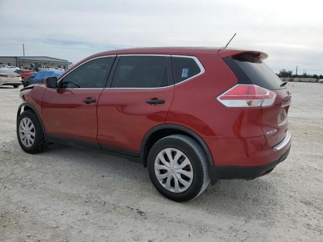 JN8AT2MT5GW001443 - 2016 NISSAN ROGUE S RED photo 2