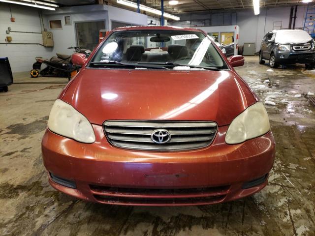 1NXBR32E54Z198271 - 2004 TOYOTA COROLLA CE RED photo 5