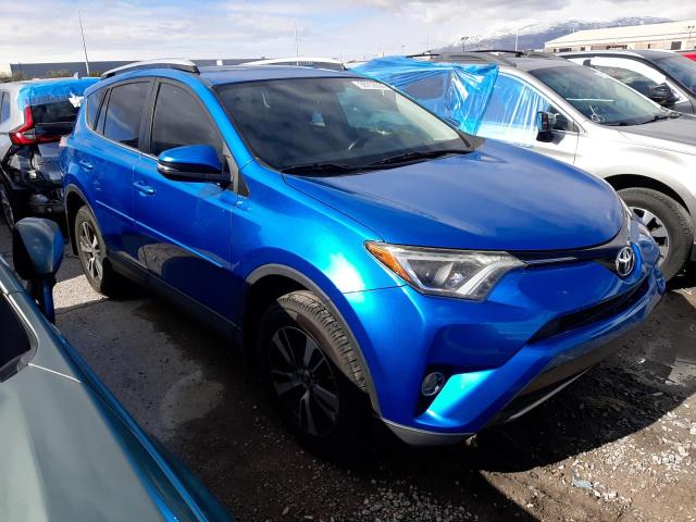 JTMWFREV5GJ099419 - 2016 TOYOTA RAV4 XLE BLUE photo 4