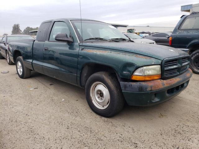 1B7FL22PXYS628350 - 2000 DODGE DAKOTA GREEN photo 4