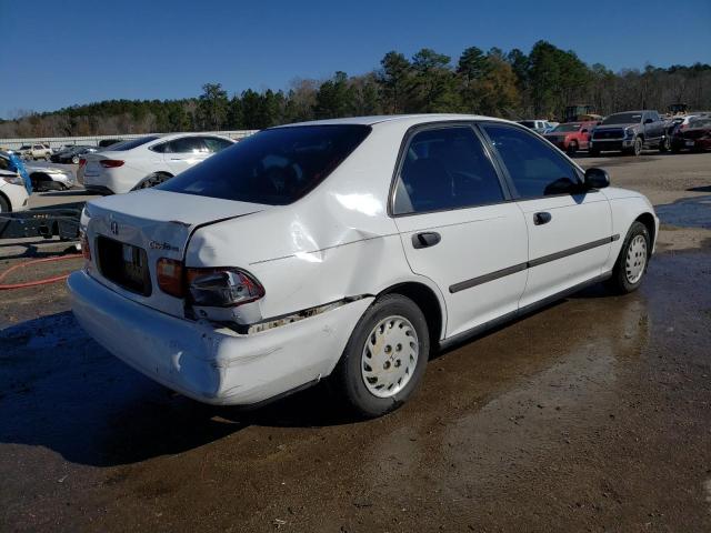 1HGEG8643SL048623 - 1995 HONDA CIVIC DX WHITE photo 3