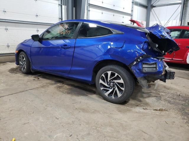 2HGFC4B06JH305149 - 2018 HONDA CIVIC LX BLUE photo 2