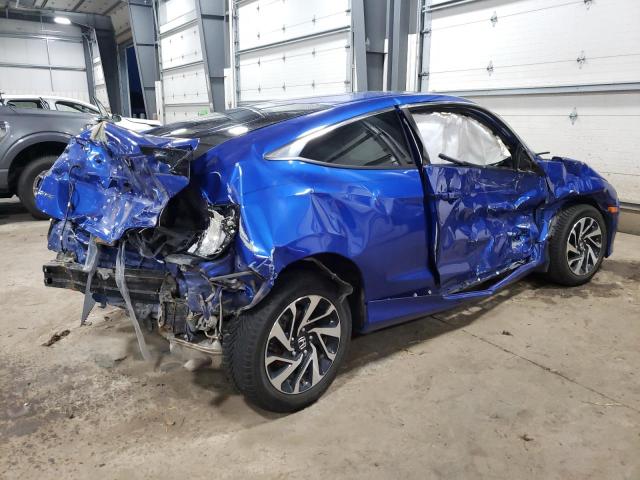 2HGFC4B06JH305149 - 2018 HONDA CIVIC LX BLUE photo 3