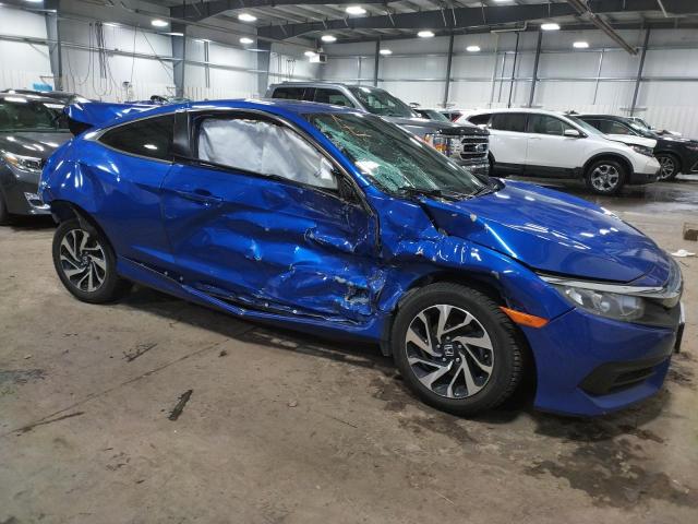 2HGFC4B06JH305149 - 2018 HONDA CIVIC LX BLUE photo 4