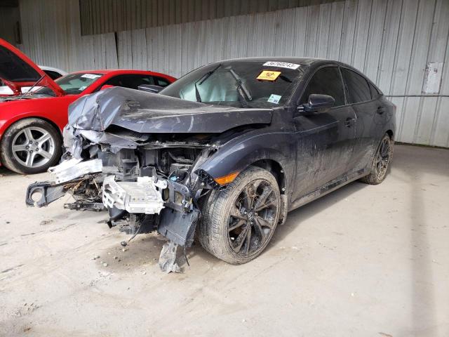 2HGFC2F8XKH584613 - 2019 HONDA CIVIC SPORT 银色 照片 1