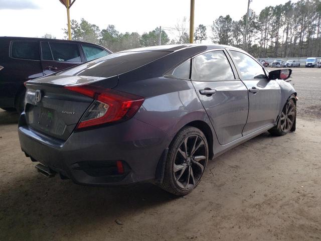 2HGFC2F8XKH584613 - 2019 HONDA CIVIC SPORT SILVER photo 3