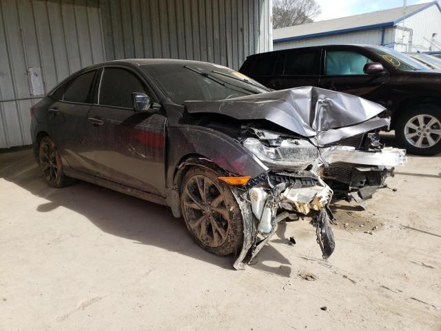 2HGFC2F8XKH584613 - 2019 HONDA CIVIC SPORT 银色 照片 4