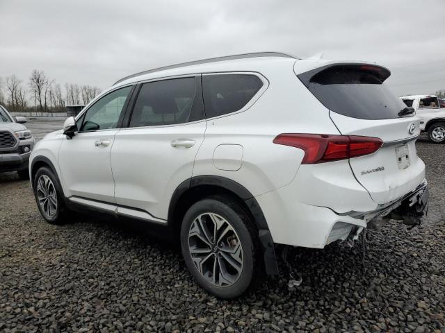 5NMS5CAA7KH018291 - 2019 HYUNDAI SANTA FE LIMITED WHITE photo 2